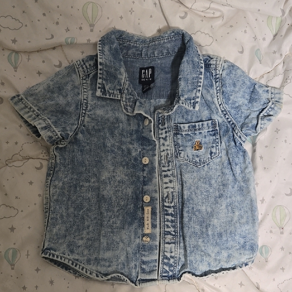 GAP Kids Light Blue Denim Jacket